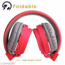 ClipNgo SH-12 Bluetooth headphone with SD Card Slot/with Calling Controls Bluetooth Headset with Mic Bluetooth (Red, In the Ear)